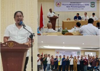 Ketua KONI Pematangsiantar Terpilih, Rio Alexander Siahaan. (Foto:SNN/Bogie Tambunan)