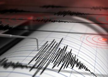 Ilustrasi - Seismograf mencatat kekuatan gempa bumi.