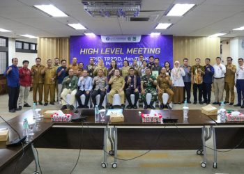 Walikota Pematangsiantar Wesly Silalahi saat acara High Level Meeting Inflasi ( Diskominfo Pematangsiantar)