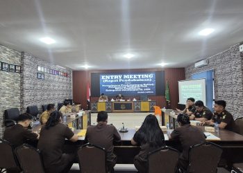 Saat acara Entry Meeting di Kejari Simalungun bersama Dinas Pendidikan Simalungun ( Humas Kejari Simalungun)