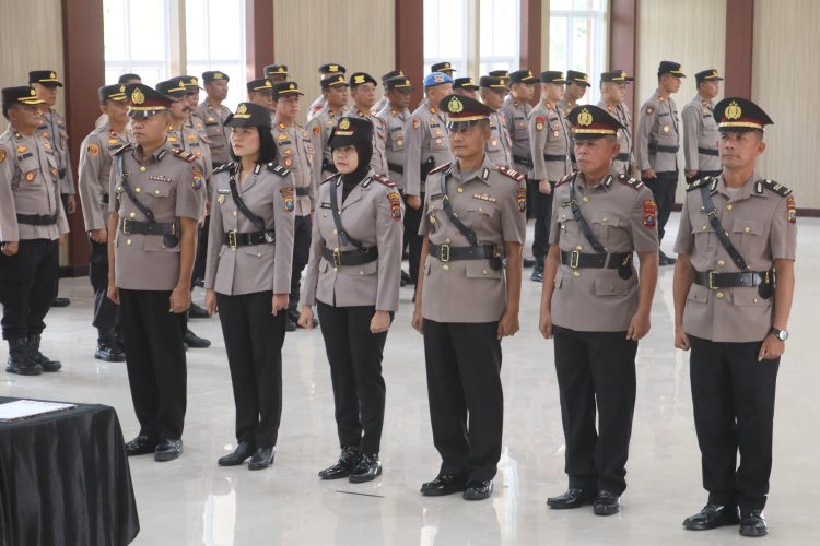 Saat serah terima jabatan dijajaran Polres Simalungun ( Humas Polres Simalungun)