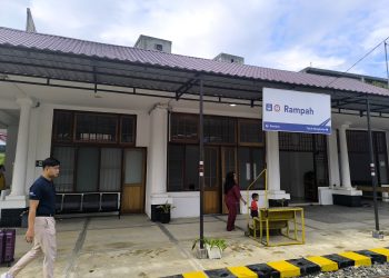 Stasiun Kereta Api Rampah ( Istimewa)