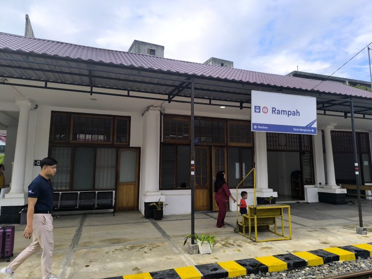 Stasiun Kereta Api Rampah ( Istimewa)