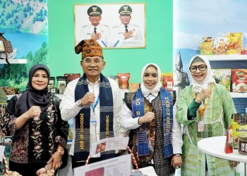 Bupati Simalungun Anton Achmad Saragih saat berada di acara Expo Nasional di Tangerang ( Diskominfo Simalungun )