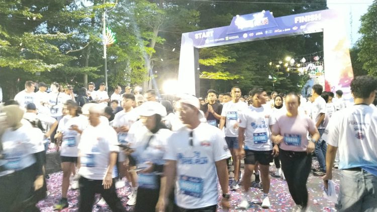Para peserta yang mengikuti Siantar Qris Run 2026. ( Istimewa )