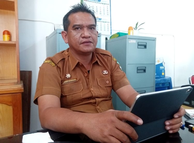 Kepala Dinas PRKP Kota Pematangsiantar Robert Sitanggang ( Herry Sinaga )
