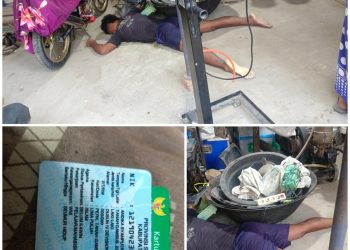 Andika Syahputra pria yang ditemukan keadaan meninggal di Nagori Marihat Bandar ( Polsek Bandar Huluan )
