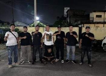 Buronan pelaku Curanmor yang diamankan Polisi ( Humas Polres Simalungun )