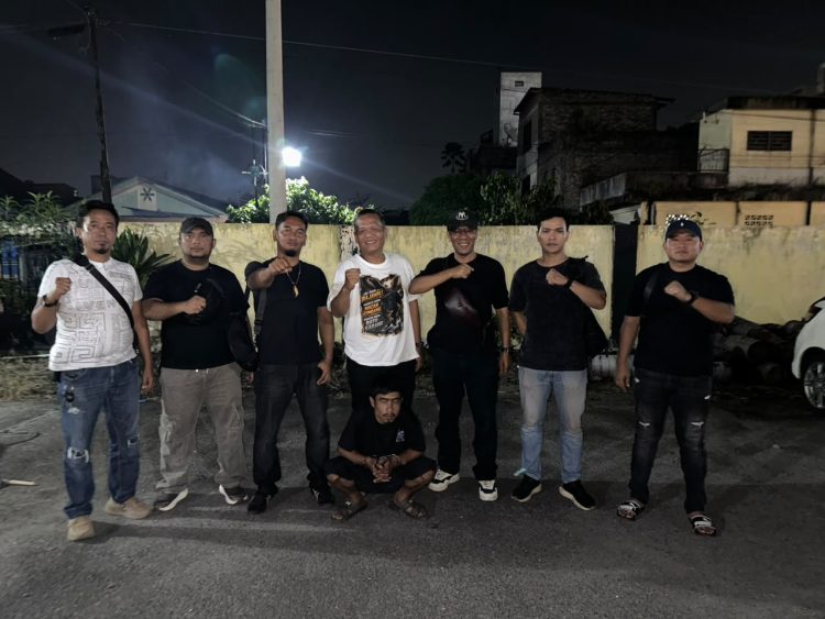 Buronan pelaku Curanmor yang diamankan Polisi ( Humas Polres Simalungun )