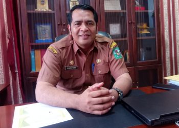 Kepala Dinas Pemberdayaan Masyarakat dan Nagori (DPMN) Kabupaten Simalungun Elyanto Purba. ( Herry Sinaga )