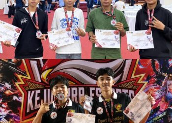 Atlet ESI Simalungun yang meriah Medali Perak di Kejurprov ESI Sumut 2026.