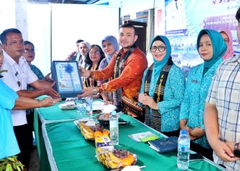Tim Evaluasi Provinsi Sumatera Utara, saat datang ke Nagori Silou Huluan. ( Diskominfo Simalungun )
