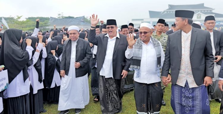 Peringatan Hari Santri yang dilaksanakan oleh Pemkab Simalungun. ( Diskominfo Simalungun )