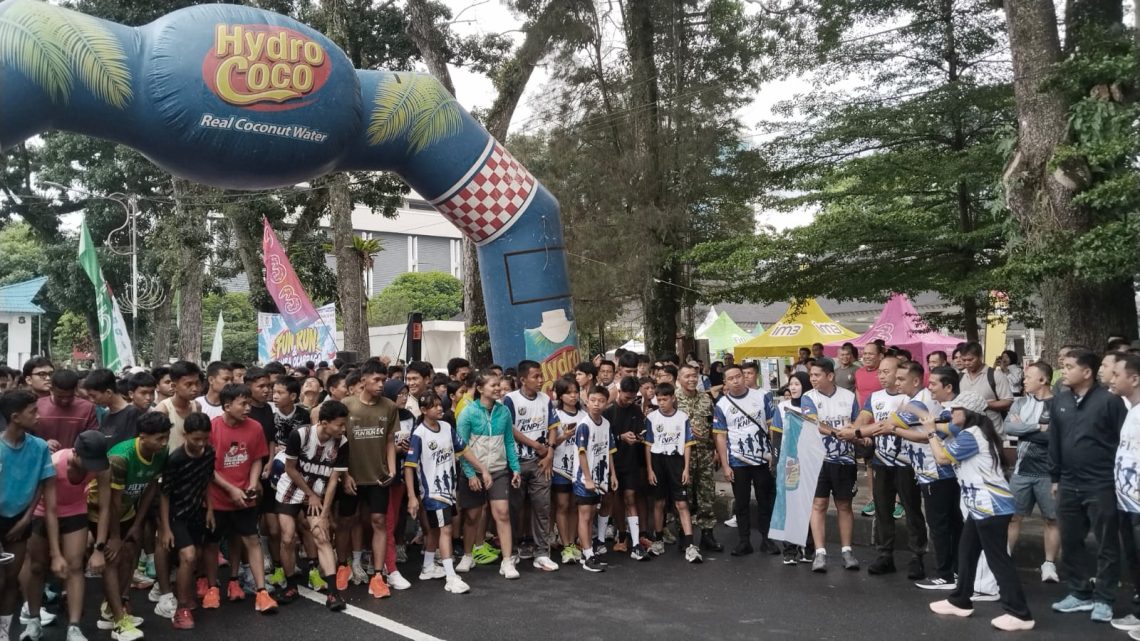 Saat pelepasan Ribuan Peserta yang mengikuti Fun Run.