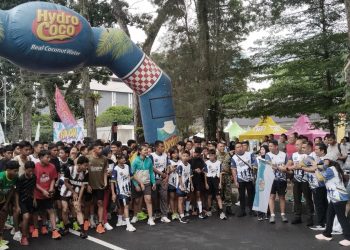 Saat pelepasan Ribuan Peserta yang  mengikuti Fun Run.
