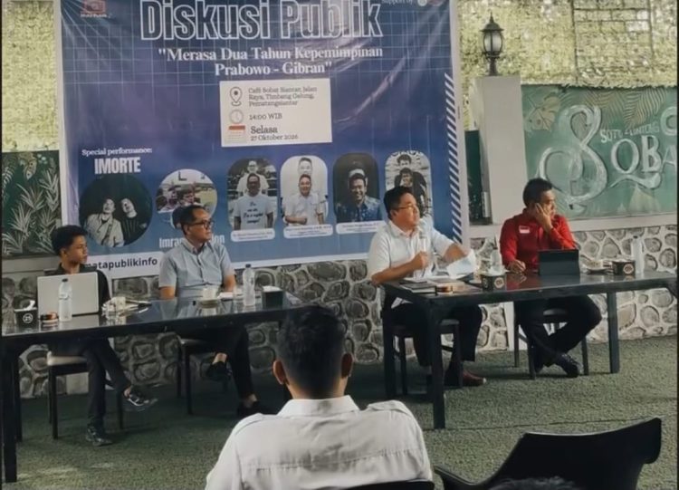 Diskusi Publik Dua Tahun Prabowo - Gibran di Kota Pematangsiantar .