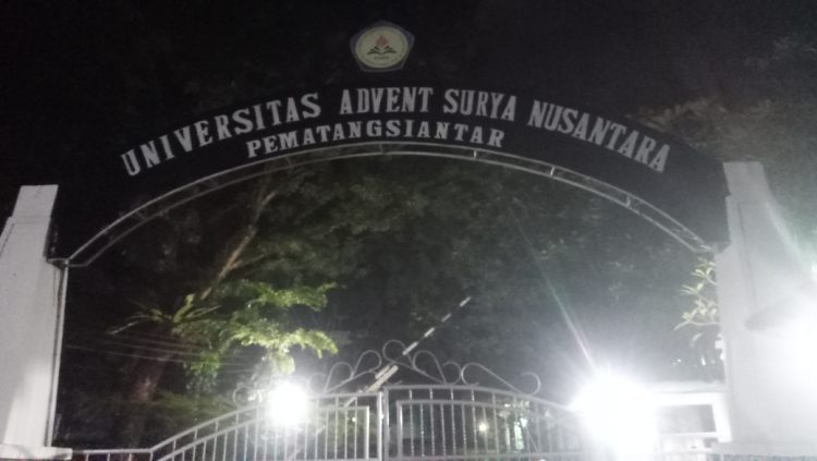 Kampus Universitas Advent Surya Nusantara, Kota Pematangsiantar. ( Herry Sinaga )